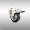 Service Caster 3 Inch 316SS Thermoplastic Rubber Swivel Bolt Hole Caster with Total Lock Brake SCC-SS316BHTTL20S314-TPRB - alternate 1